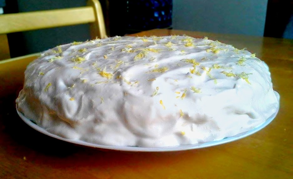 Sitruunainen kesäkurpitsakakku